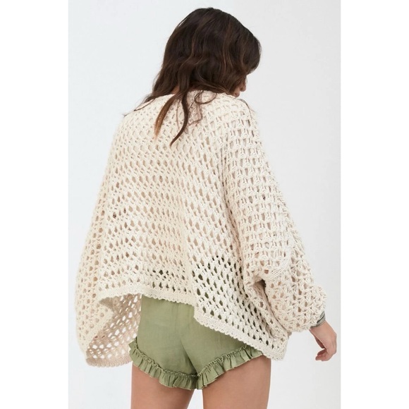 Eaglehawk Slouch Knit in Cream - Picture 2 of 7